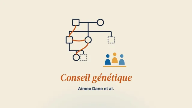 Thérapie narrative et thérapie familiale en conseil génétique : une revue de portée