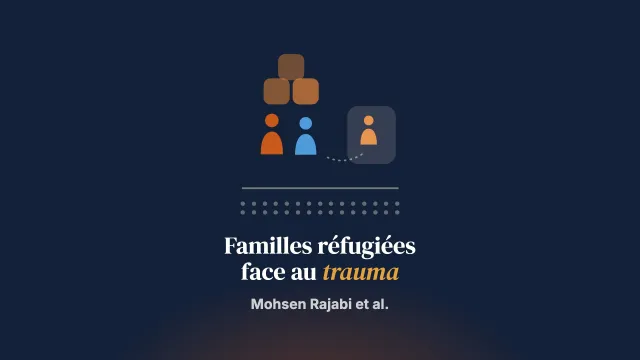 Le contexte d’après-réinstallation compte : une étude qualitative des réponses de parents réfugiés au trauma de leurs enfants en milieu à faibles ressources