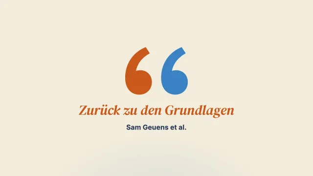 Zurück zu den Grundlagen: ein lösungsfokussierter Blick auf Anwendung und Vermittlung grundlegender Kommunikationsfertigkeiten in den Gesundheitsberufen
