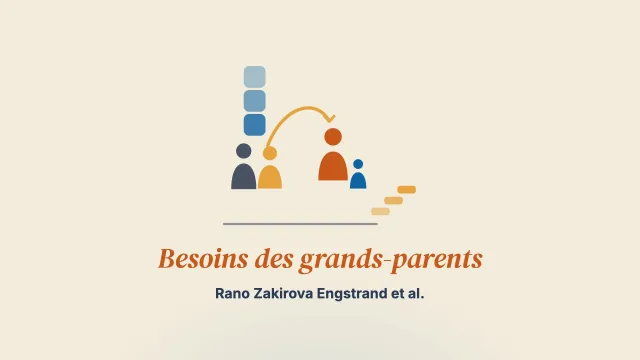 Les besoins des grands-parents d’enfants d’âge préscolaire ayant un TSA en Suède