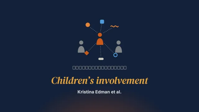 Recognising children’s involvement in child and family therapy sessions: A microanalysis of audiovisual recordings of actual practice