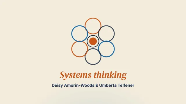 Systems thinking: fostering collaboration and connections to strengthen the field. A conversation with Umberta Telfener