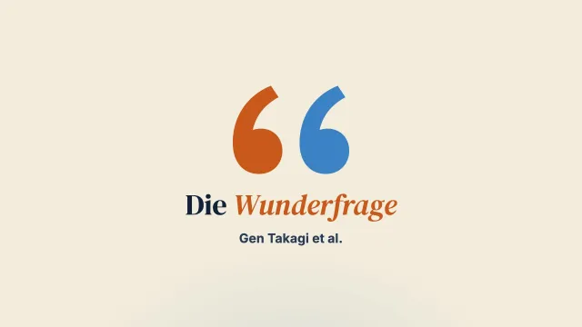 Auswirkungen der Selbst- und der therapeutischen Bewertung von Antworten auf die Wunderfrage und das Ziel: Befragung japanischer Studierender im Bachelor- und Masterstudium