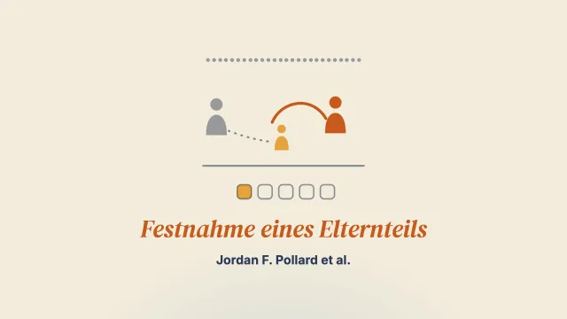„Sie legten ihm Handschellen und Fußfesseln an, all das – vor ihren Augen“: Erfahrungen und Überlegungen von Familien bei der Festnahme eines Elternteils