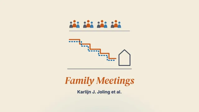 Effectiveness of Family Meetings for Family Caregivers on Delaying Time to Nursing Home Placement of Dementia Patients: A Randomized Trial