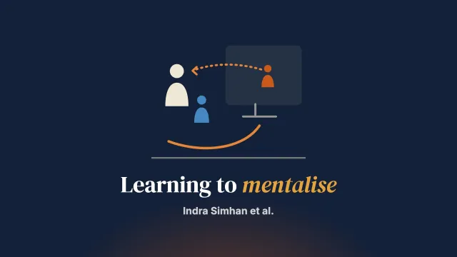 Learning to mentalize: Exploring vulnerable parents’ experiences of change during video guidance in an infant mental health clinic