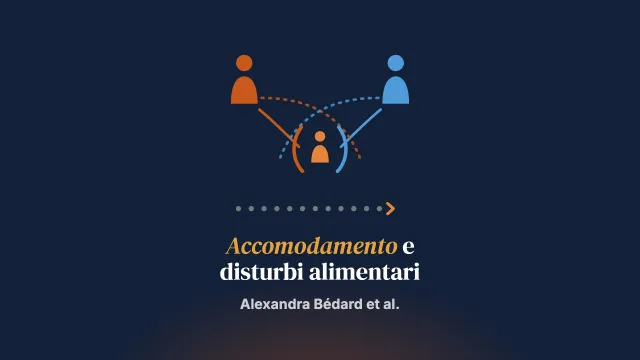 Distress materno e paterno, accomodamento e comportamenti da disturbo alimentare in età evolutiva: una prospettiva diadica