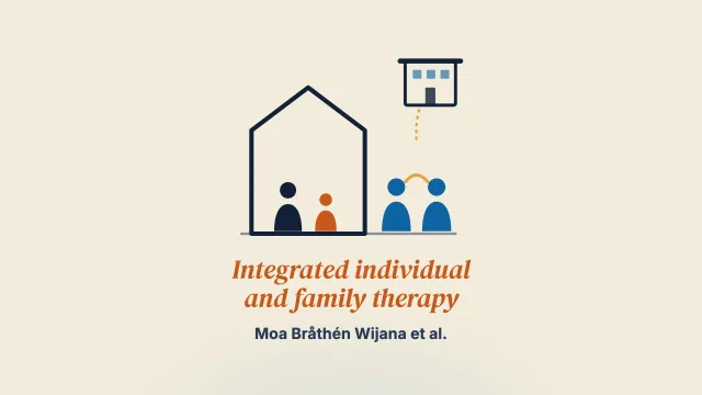 Preliminary evaluation of an intensive integrated individual and family therapy model for self-harming adolescents