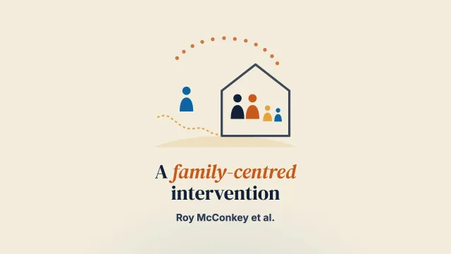 The Impact of a Family-Centred Intervention for Parents of Children with Developmental Disabilities: A Model Project in Rural Ireland
