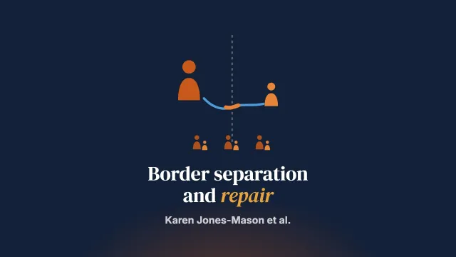 Parent-child border separation and the road to repair: addressing a global refugee phenomenon