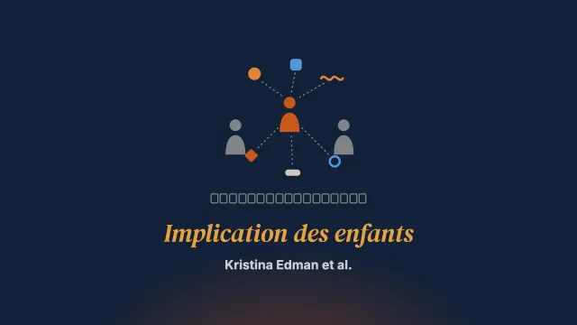 Reconnaître l’implication des enfants dans les séances de thérapie de l’enfant et de la famille : une microanalyse d’enregistrements audiovisuels de la pratique réelle