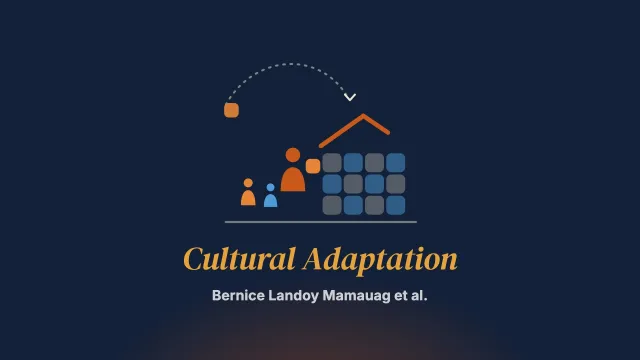 A South‐to‐South Cultural Adaptation of an Evidence‐Based Parenting Program for Families in the Philippines