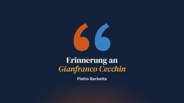 Poetik der Mailänder Schule. Eine Erinnerung an Gianfranco Cecchin