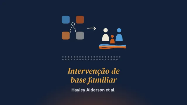 Uma abordagem inovadora para oferecer uma intervenção de base familiar diante do uso problemático de álcool pelos pais: achados qualitativos de um projeto piloto