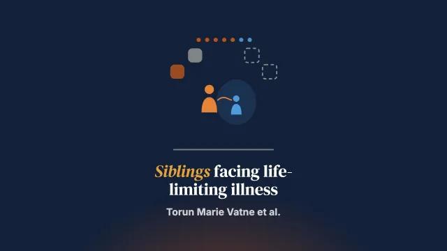 Reactions, Adaptation, and Support Needs of Siblings of Children with a Life-Limiting Disease: The Parents’ Experiences