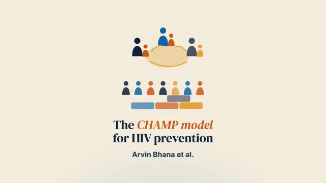 Family-based HIV prevention and intervention services for youth living in poverty-affected contexts: the CHAMP model of collaborative, evidence-informed programme development
