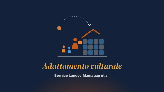 Un adattamento culturale Sud-Sud di un programma per la genitorialità basato sulle evidenze per le famiglie delle Filippine