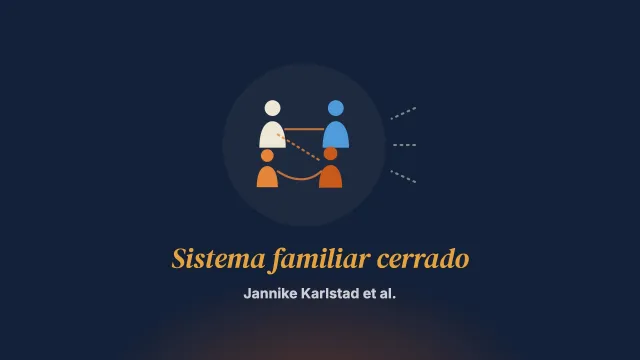 «Mantener el equilibrio dentro de un sistema familiar cerrado»: estudio de teoría fundamentada sobre cómo afecta a la vida familiar el trastorno de la conducta alimentaria de uno de sus miembros