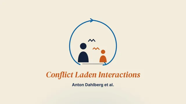 ‘They Yell and I Yell Back’ Pre-schoolers’ Descriptions of Conflict Laden Interactions at Home