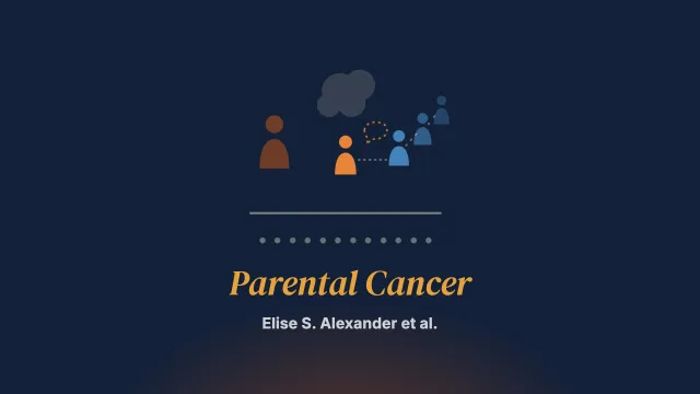 The Psychosocial Effect of Parental Cancer: Qualitative Interviews with Patients’ Dependent Children