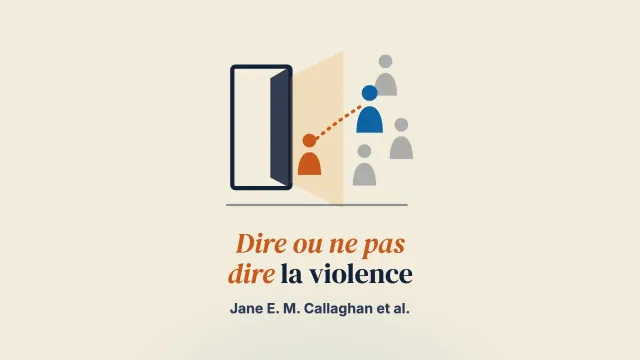 La gestion de la révélation dans les récits d’enfants sur la violence domestique : pratiques du dire et du ne pas dire