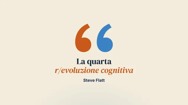 La quarta r/evoluzione cognitiva