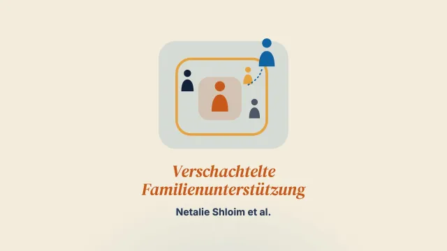 Verschachtelte Familienunterstützung: die Schlüsselrolle von Unterstützungsfachkräften für Familien, in denen ein Elternteil wegen problematischen Substanzkonsums in Behandlung ist