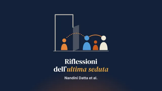 Trattamento basato sulla famiglia per il disturbo evitante/restrittivo dell’assunzione di cibo: riflessioni dell’ultima seduta