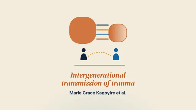 “A calf cannot fail to pick a colour from its mother”: intergenerational transmission of trauma and its effect on reconciliation among post-genocide Rwandan youth
