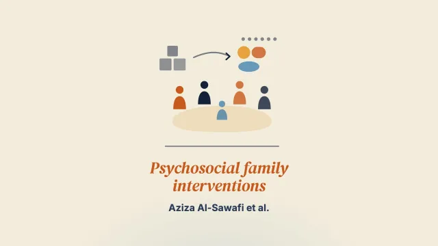 Psychosocial family interventions for relatives of people living with psychotic disorders in the Arab world: systematic review