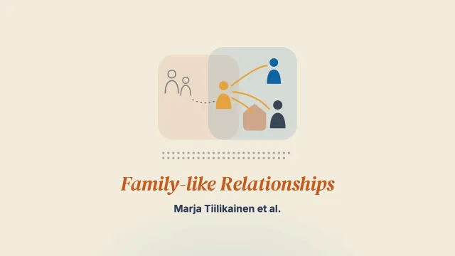 Family-like Relationships and Wellbeing of Young Refugees in Finland, Norway, and Scotland