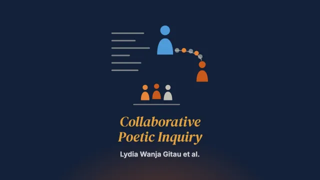 ‘My Dad Was, Is a Soldier’: Using Collaborative Poetic Inquiry to Explore Intergenerational Trauma, Resilience, and Wellbeing in the Context of Forced Migration