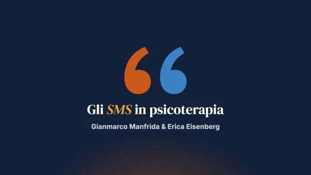 Scripta… volant! Uso e utilità dei messaggi SMS in psicoterapia