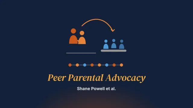 Evaluating “People Offering Parents Support” (POPS): A Qualitative Study of Peer Parental Advocacy in Welsh Child Welfare Services