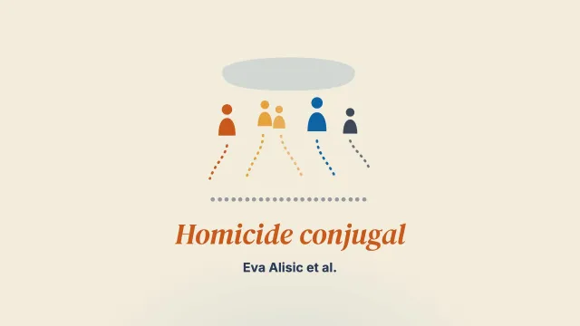 Le point de vue des enfants sur leur vie et leur bien-être après un homicide conjugal entre leurs parents