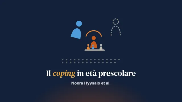 Il coping di bambine e bambini in età prescolare e il sostegno delle figure di accudimento nelle famiglie con uso materno di sostanze: uno studio qualitativo
