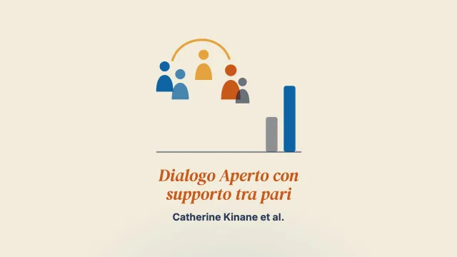 Dialogo Aperto con supporto tra pari nel National Health Service: implementazione e valutazione di un nuovo approccio all’assistenza in salute mentale
