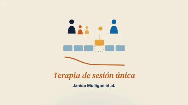 Terapia de sesión única en la atención sanitaria pediátrica: el valor de adoptar un enfoque basado en las fortalezas con familias que viven con trastornos neurológicos