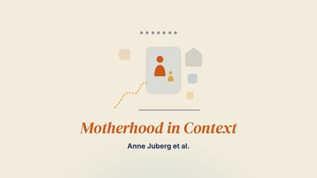 Motherhood in Context—Life Course Interviews with Young Mothers in Contact with Child Welfare