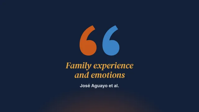 AIDS: family experience and emotions