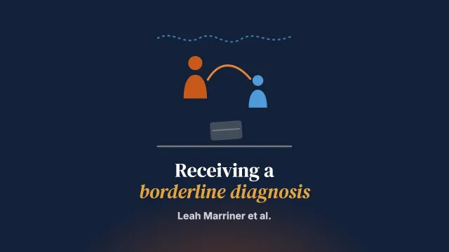 ‘I'm ruined’: Young people's and their mothers' experiences of living with, and receiving a diagnosis of, borderline personality disorder: An interpretative phenomenological analysis