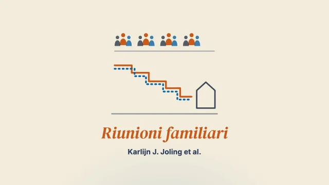 Efficacia delle riunioni familiari rivolte a caregiver familiari nel ritardare l’inserimento in casa di cura di pazienti con demenza: uno studio randomizzato