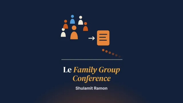 Le Family Group Conference come strategia di decisione condivisa nel lavoro di salute mentale con persone adulte