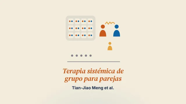 El efecto de la terapia sistémica de grupo para parejas en familias con jóvenes con depresión: un ensayo piloto