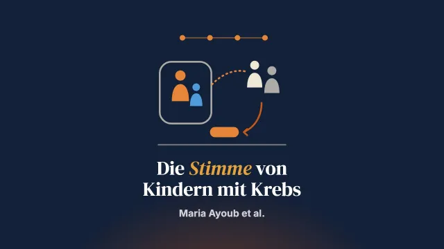 Die Stimmen von Kindern mit Krebs und ihren Geschwistern in der Family Talk Intervention